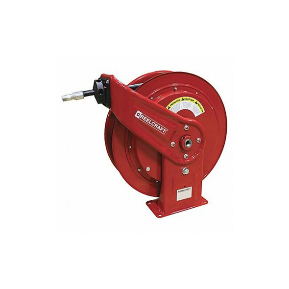 Reelcraft Spring Return Hose Reel,1/4" MNPT,75 ft HD76075 OHP