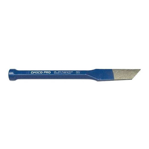 Dasco Pro Plugging Chisel,10 in.,3/16 in. Tip 476