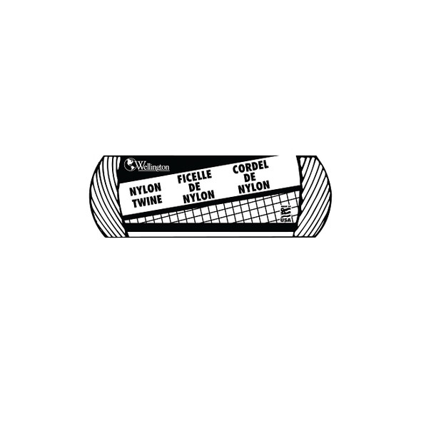 Twisted Nylon Twine, 170 lb Load Capacity, 500 ft, Orange
