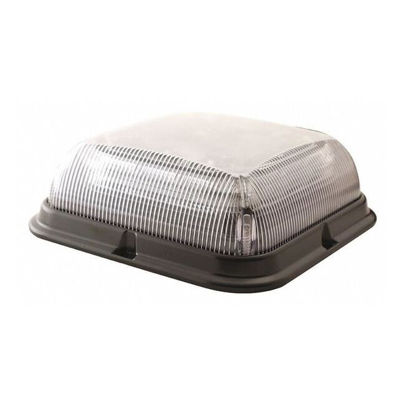 Ecco Beacon Light,Amber, Clear,2-5/16" H EB7180CA