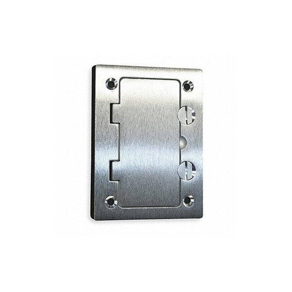 Hubbell Wiring Device-Kellems Floor Box Cover,Rectangular,Aluminum SA3826