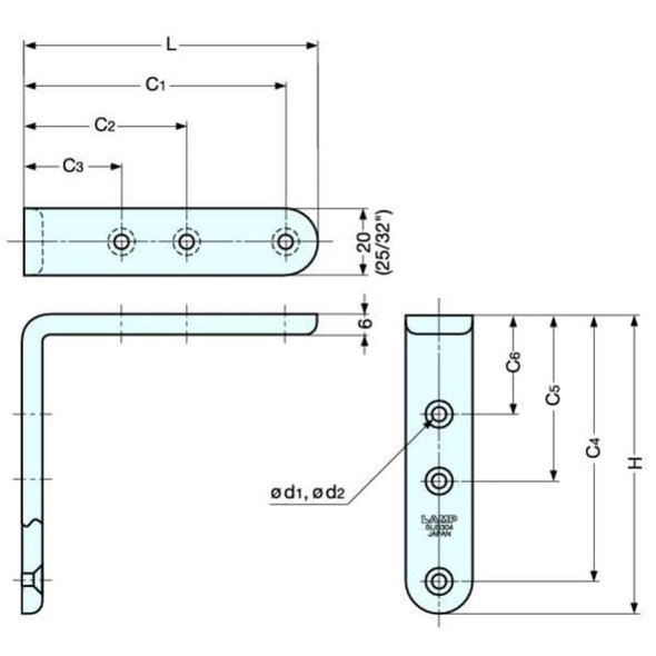 Sugatsune Shelf Bracket,304 SS,2.755 in H SU-A70-M