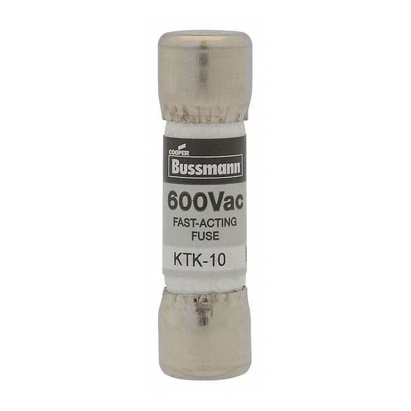 Midget Fuse, Fast-Acting, 0.60A, 600V AC, Non-Indicating, 100kA at 600V AC