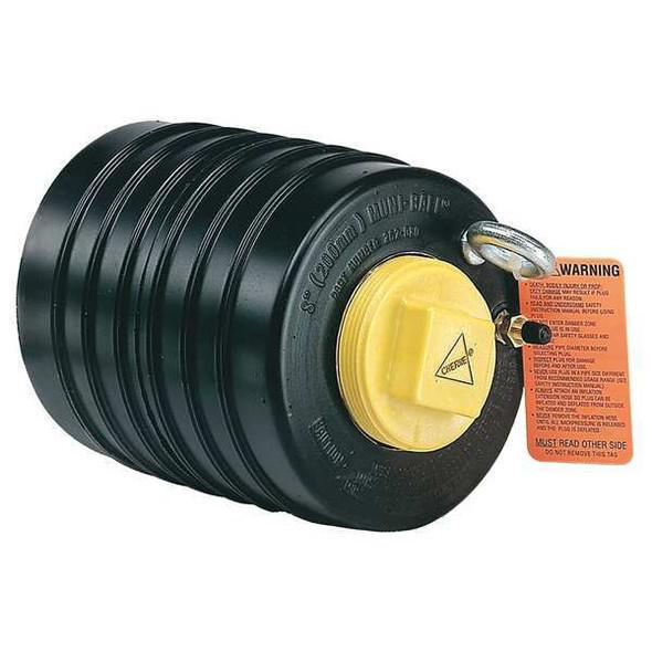 Cherne Test Ball Plug,Pneumatic,8 In 262080