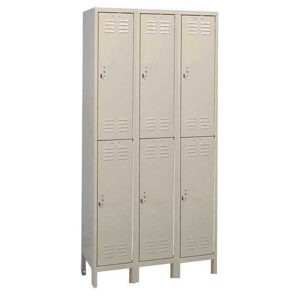 Manufacturer Varies Wrdrb Lckr,2x3Lckr,Tan,78"x36"x18",Assm 4VFJ4