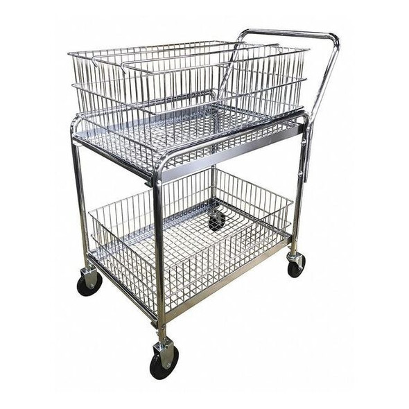 Manufacturer Varies Mail Cart,33 In. L,20 In. W,37-1/2 In. H 8UYJ9