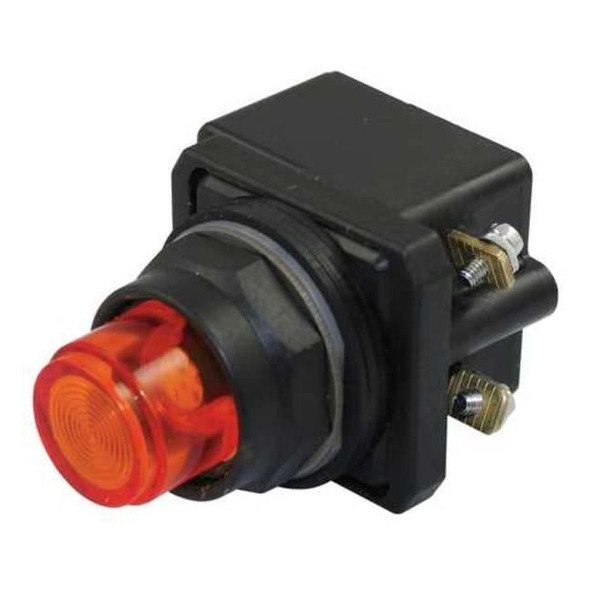 Dayton PilotLight, LED, 120VAC/DC, 30mm, Plastic, RD 30G403