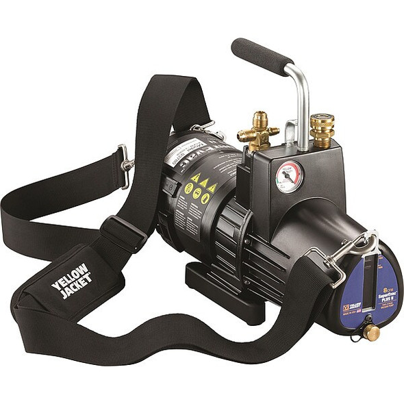 Yellow Jacket Vacuum Pump, 8 cfm, 15 micron, 120V AC 93780