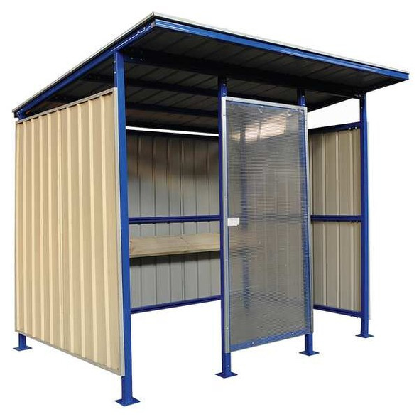 Manufacturer Varies Smoking Shelter,100.4 x91 x96 in,Slope 49P402 Manufacturer Varies Smoking Shelter,100.4 x91 x96 in,Slope 49P402