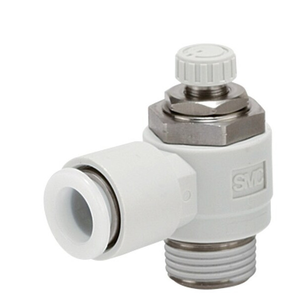Smc Speed Control Valve,1/8in NPT,Meter Out AS2201FG-N01-07S
