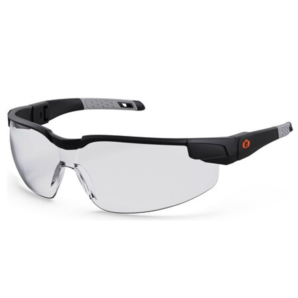 Ergodyne Safety Glasses,AF,Adj,Clr Lens,Blk Fr DELNGR-AF