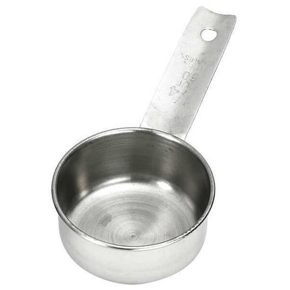 Tablecraft Measuring Cup,1/4 Cup,Stainless Steel 724A