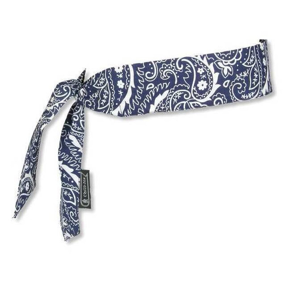 Ergodyne Cooling Bandana,One Size,Navy 6700CT