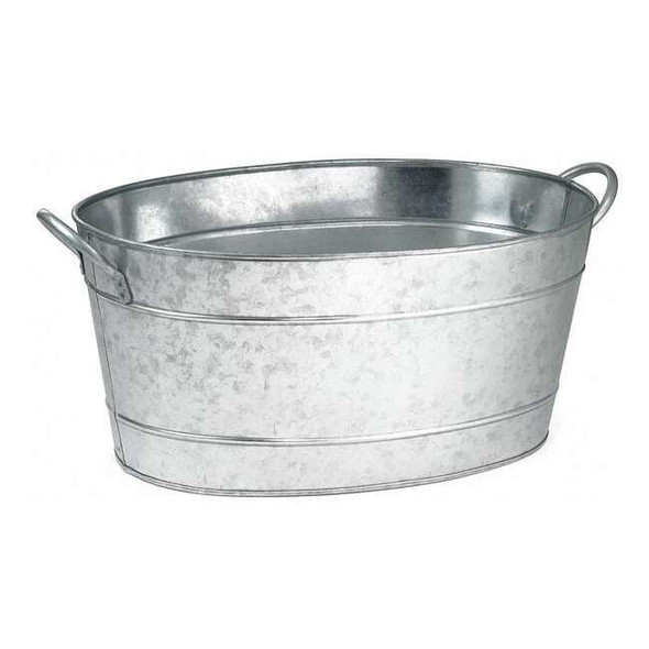 Tablecraft Oval Beverage Tub, 710 oz. Galvanized Steel BT1914