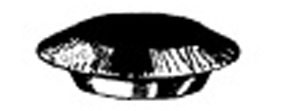 Hole Plugs Flush Type, 3/8", Package Of 100 2723