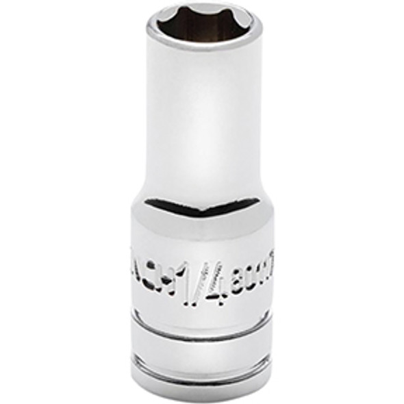 SKT MID LNGTH 1/4DR 6PT 1/4 SAE 80117S-06