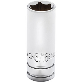 SKT MID LNGTH 1/4DR 6PT 5/16 SAE 80119S-06