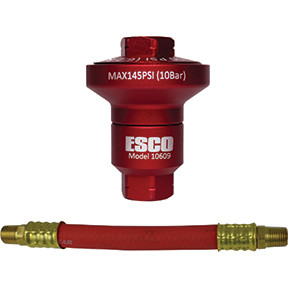 Air Pressure Reducer - 90 PSI with 6 in. Whip Hose 10609-K