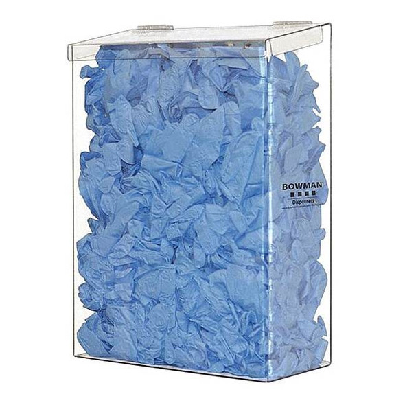 Protection Dispenser, PETG, ,Clear ,17 in H x 12 5/8 in W x 5 3/4 in D