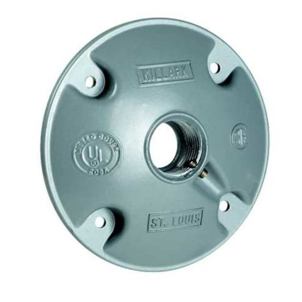 Hubbell Killark Hub Cover,3/4 Hub Size,Killark VJ Series VJH-2WW