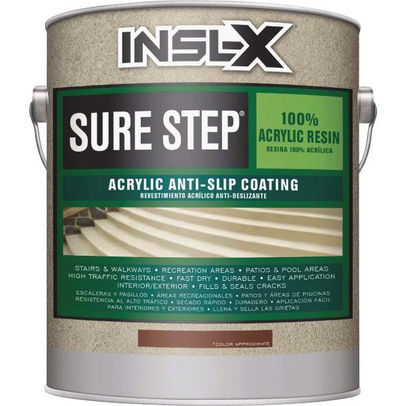 INSL-X Sure Step Welded Gray Skid Resistant Concrete Paint, 1 Gal. NSU1011099-01