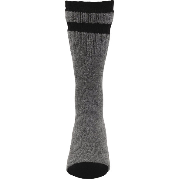 Railroad Sock Men's Black Stripe Wool Sock 2962 BK