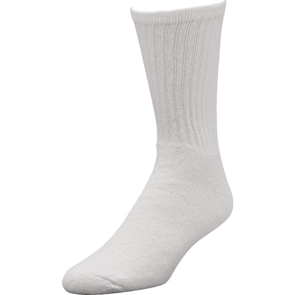 Railroad Sock White  Crew Sock (6-Pack) 6070
