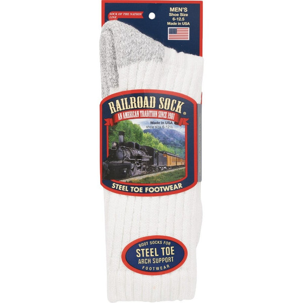 Railroad Sock Steel Toe Footwear Crew Sock 6124 755116