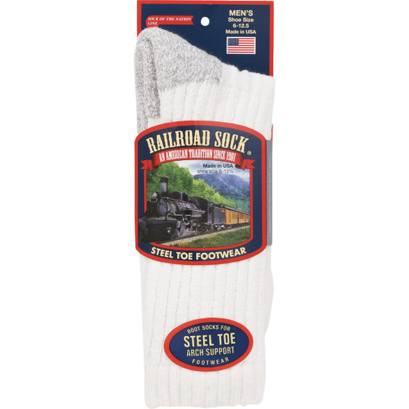Railroad Sock Steel Toe Footwear Crew Sock