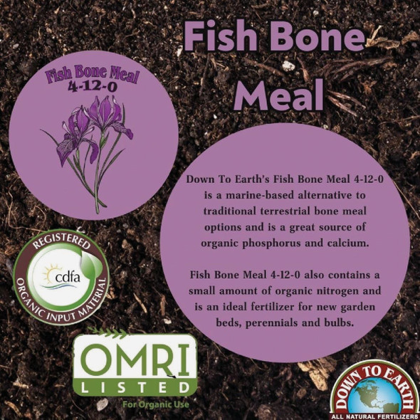 Down To Earth 5 Lb. 4-12-0 Fish Bone Meal