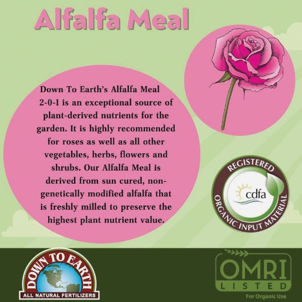 Down To Earth 4 Lb. 2-0-1 Alfalfa Meal DTE07885 732462