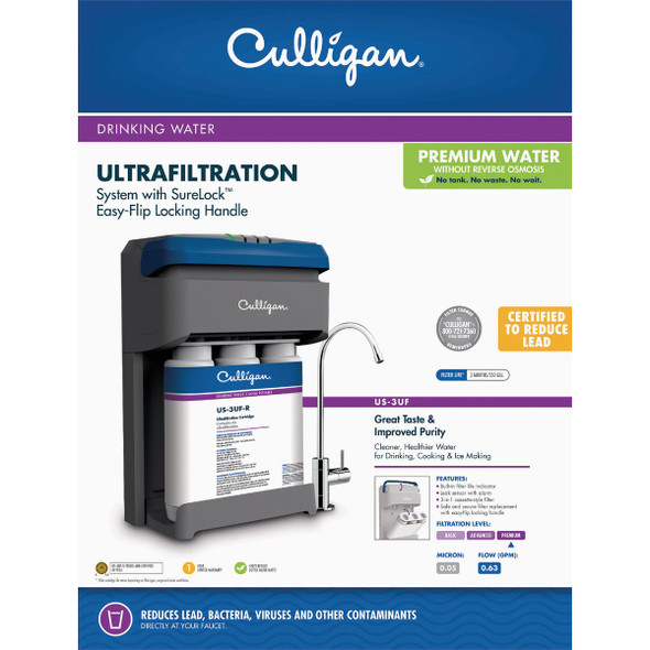 Culligan US-3UF Under Sink Drinking Water Ultra Filtration System