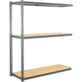 Global Industrial 3 Shelf Heavy Duty Boltless Shelving Z Beam Add On 72Wx24Dx60H