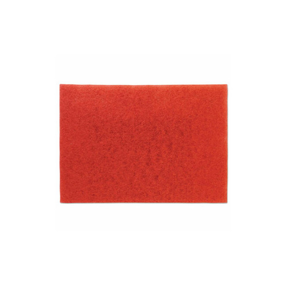 3M™ Low-Speed Buffer Floor Pads 5100, 28 X 14, Red, 10/carton 510014X28