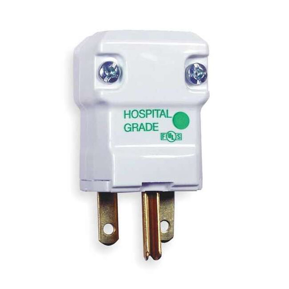 Straight Blade Plug, 6-15P, 15 A, 250V, 2 Pole, Screw Terminals, Grounded