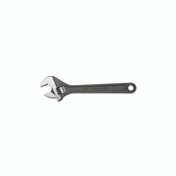 Black Oxide Adjustable Wrench, 6 in Long, 15/16 in Opening