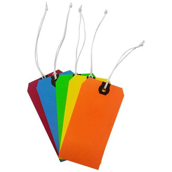 Manufacturer Varies Blank Shipping Tag,Paper,Assorted,PK1000 61KU41 Manufacturer Varies Blank Shipping Tag,Paper,Assorted,PK1000 61KU41