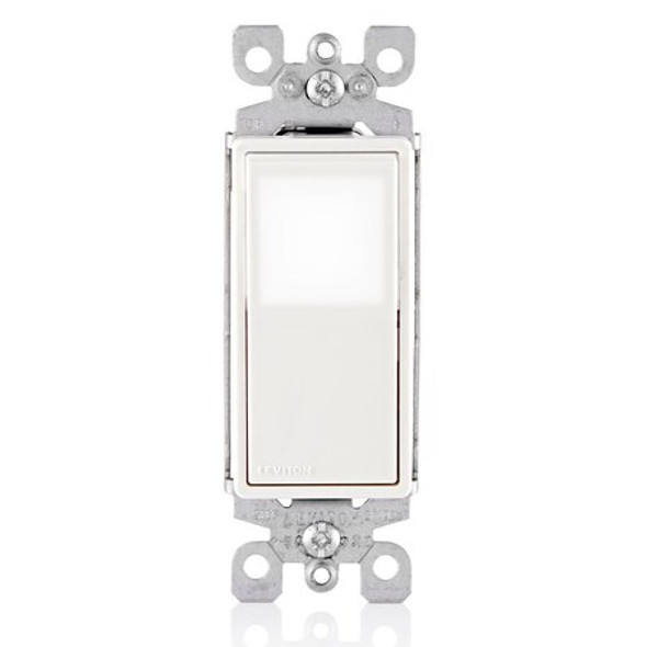 Leviton Wall Switch,White,120/277V AC,Commercial L5613-2W