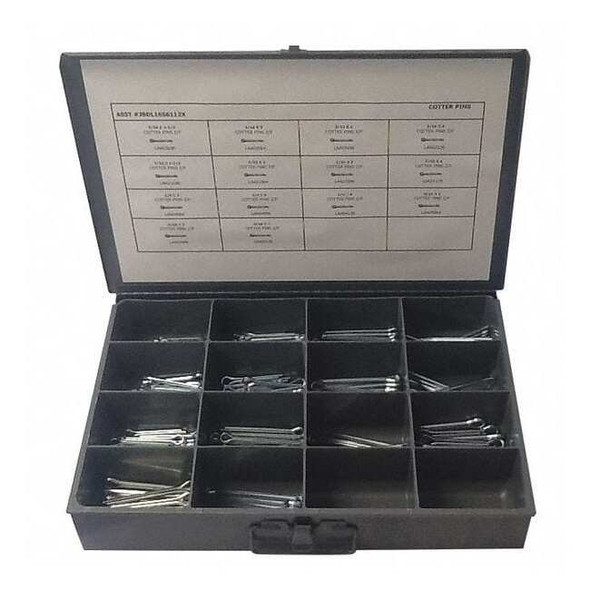 Manufacturer Varies Pin Assortment,14 Sizes,225 pcs. JBDL16S6112X