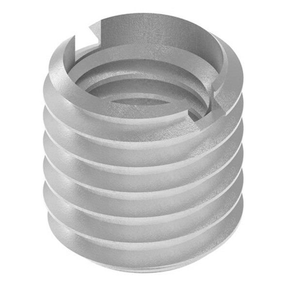 Thin Wall Self Locking Thread Insert, M10-1.50 Int Thrd Sz, Steel, 5 PK