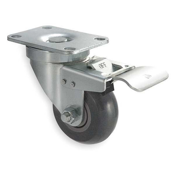 Manufacturer Varies Swivel Plate Caster,Poly,4 in.,350 lb.,C 1UKA2