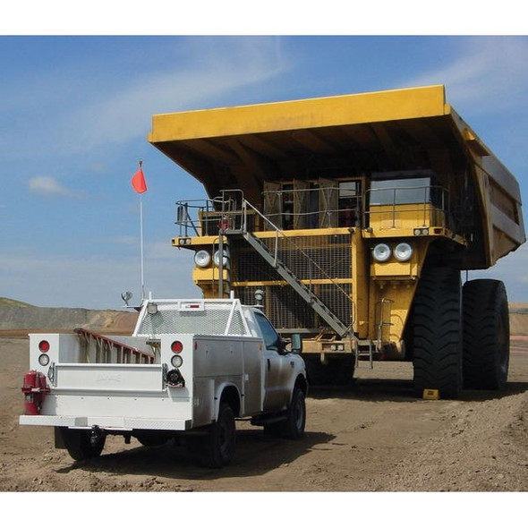 Checkers Warning Whip,HD,12 Ft,Includes X Flag FS12X-O