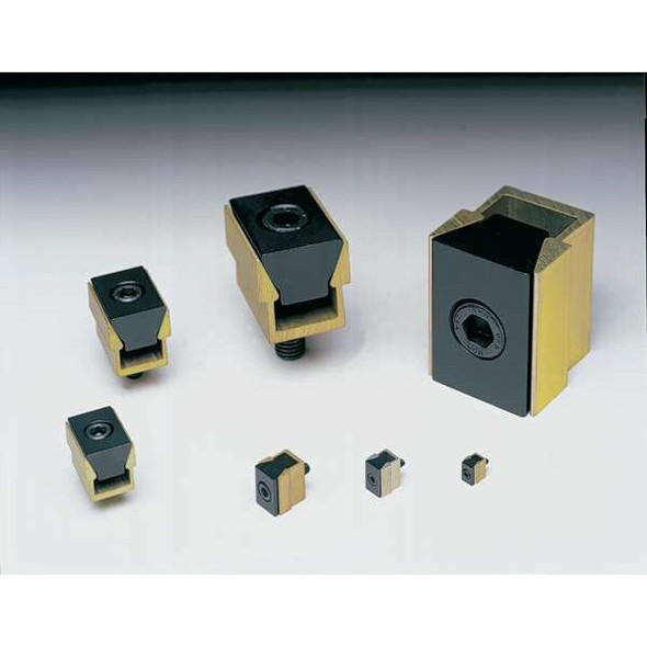 Mitee-Bite Products Clamps, Wedge, 1/4-20, 7/8in, PK6 60750