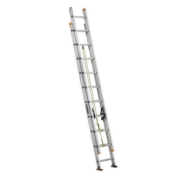 Louisville 20 ft Aluminum Extension Ladder, 250 lb Load Capacity AE3220