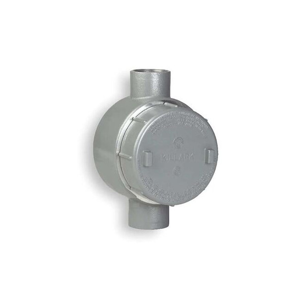 Hubbell Killark Conduit Outlet Body,Alum,Trd Sz 3/4in GECCT-2