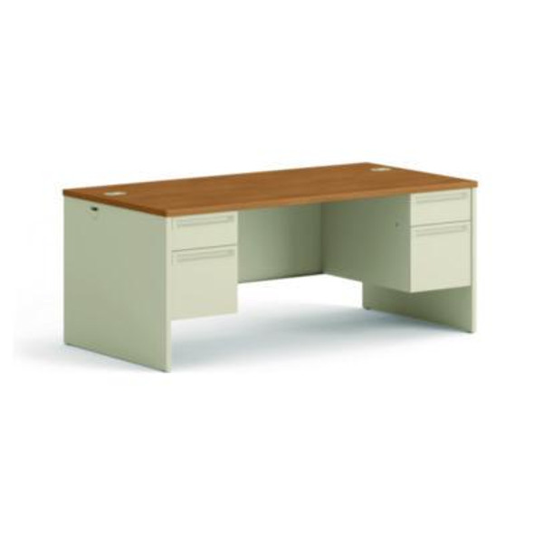 HON® DESK,DBLPED,72",HARVEST H38180.C.L