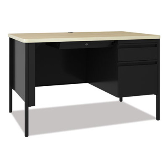 Hirsh Industries® DESK,30X48,RH SNG,BK/MPL 24344
