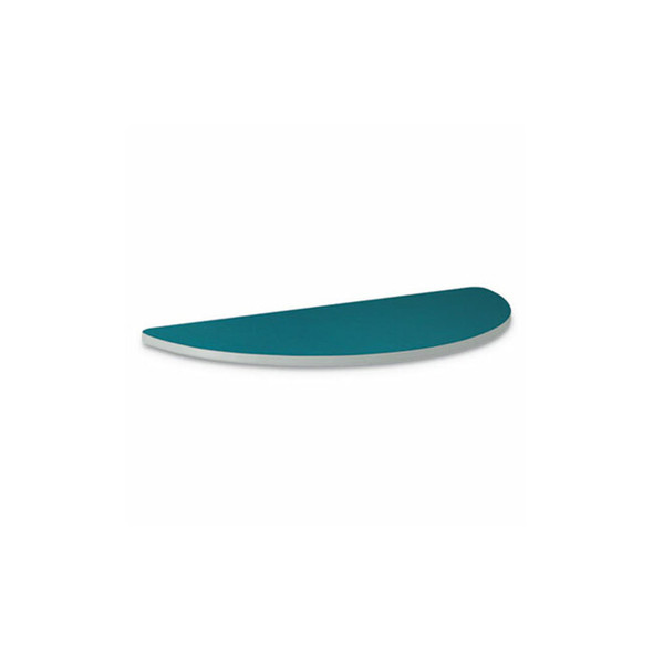 HON® Build Half Round Shape Table Top, 60w X 30d, Blue Agave HESH3060E.N.LBA1.K