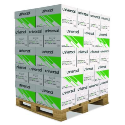Universal® PAPER,RECY,20LB,8.5X11,WH UNV20030PLT