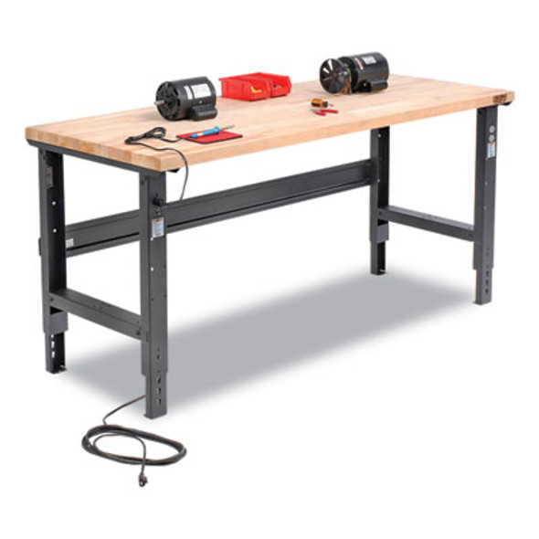 Global Industrial® WORK BENCH,ADJ HGT WRKBNC 183169BK